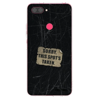 Picasee silikonowe przeźroczyste etui na Xiaomi Mi 8 Lite - SORRY