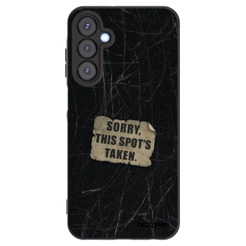 Picasee silikonowe czarne etui na Samsung Galaxy A25 A256B 5G - SORRY