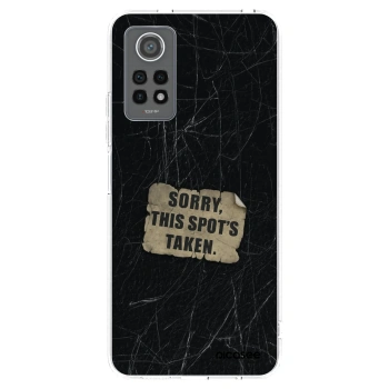Picasee silikonowe przeźroczyste etui na Xiaomi Redmi Note 12 Pro 4G - SORRY