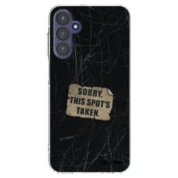 Picasee silikonowe przeźroczyste etui na Samsung Galaxy A15 A155F 4G - SORRY