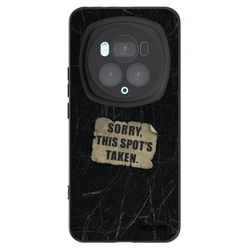 Picasee silikonowe czarne etui na Honor Magic6 Pro - SORRY