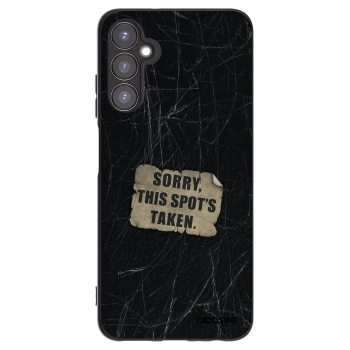 Picasee silikonowe czarne etui na Samsung Galaxy A05s A057G - SORRY