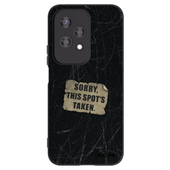 Picasee silikonowe czarne etui na Honor 200 Lite - SORRY