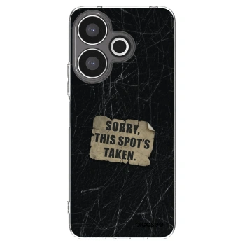 Picasee silikonowe przeźroczyste etui na Xiaomi Redmi 13 4G - SORRY