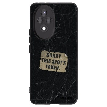 Picasee silikonowe czarne etui na Honor 200 5G - SORRY