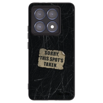 Picasee silikonowe czarne etui na Xiaomi 14T Pro - SORRY