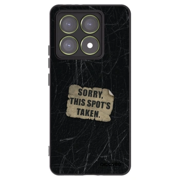 Picasee silikonowe czarne etui na Xiaomi 14T - SORRY