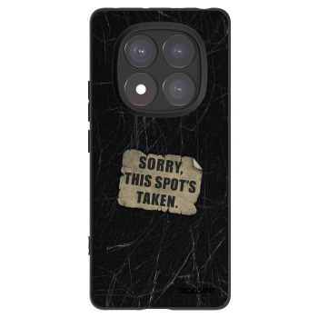 Picasee silikonowe czarne etui na Xiaomi Redmi Note 14 Pro+ 5G - SORRY