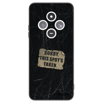 Picasee silikonowe czarne etui na Xiaomi Redmi 14C - SORRY