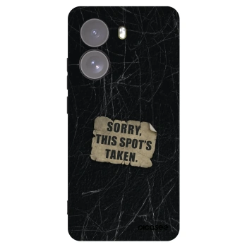 Picasee silikonowe czarne etui na Xiaomi Poco X7 - SORRY