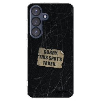Picasee silikonowe przeźroczyste etui na Samsung Galaxy S25 5G - SORRY