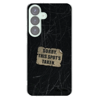 Picasee silikonowe przeźroczyste etui na Samsung Galaxy S25+ 5G - SORRY