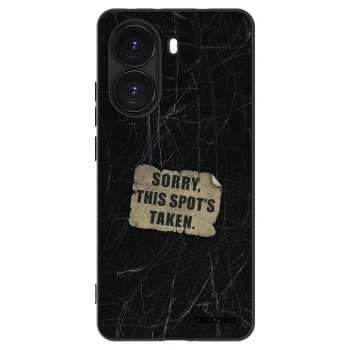 Picasee silikonowe czarne etui na Xiaomi Poco X7 Pro 5G - SORRY