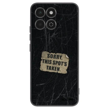 Picasee silikonowe czarne etui na Honor 200 Smart 5G - SORRY