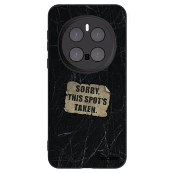 Picasee silikonowe czarne etui na Honor Magic7 Pro 5G - SORRY