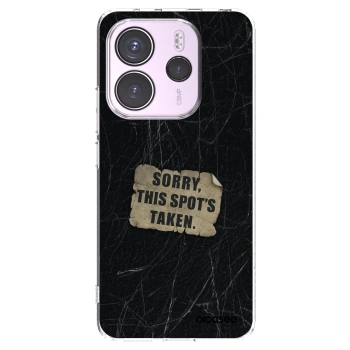 Picasee silikonowe przeźroczyste etui na Xiaomi Redmi Note 14 4G - SORRY