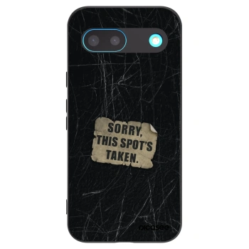 Picasee silikonowe czarne etui na Google Pixel 8 - SORRY