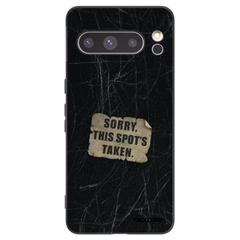 Picasee silikonowe czarne etui na Google Pixel 8 Pro - SORRY