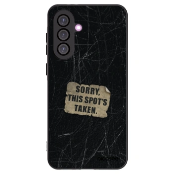 Picasee silikonowe czarne etui na Samsung Galaxy A36 5G - SORRY