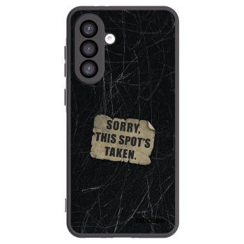Picasee silikonowe czarne etui na Samsung Galaxy A26 5G A266B - SORRY