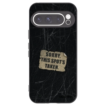 Picasee silikonowe czarne etui na Google Pixel 9 Pro - SORRY