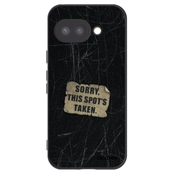 Picasee silikonowe czarne etui na Google Pixel 9a - SORRY