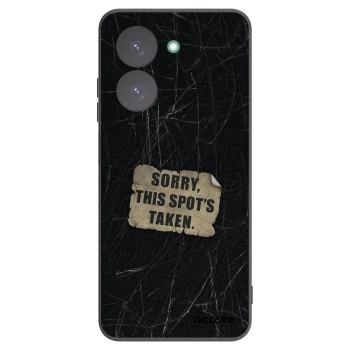 Picasee silikonowe czarne etui na Xiaomi Redmi A5 - SORRY