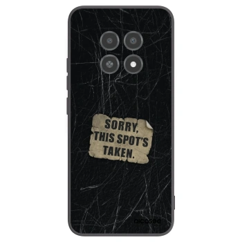 Picasee silikonowe czarne etui na Realme 12X - SORRY