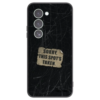 Picasee silikonowe czarne etui na Xiaomi Redmi 15 5G - SORRY