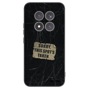 Picasee silikonowe czarne etui na Xiaomi Redmi Note 15 Pro+ - SORRY