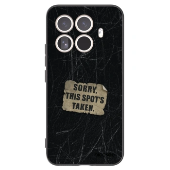 Picasee silikonowe czarne etui na Xiaomi 15T Pro - SORRY