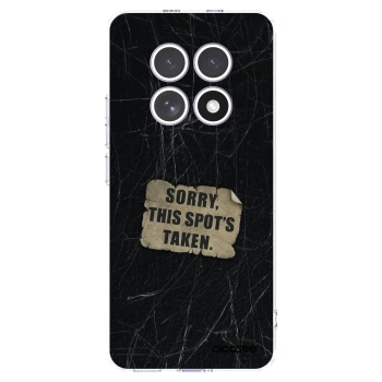 Picasee silikonowe przeźroczyste etui na Xiaomi Redmi Note 15 4G - SORRY