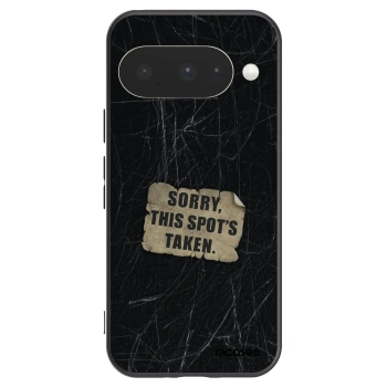 Picasee silikonowe czarne etui na Google Pixel 10 - SORRY