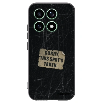 Picasee silikonowe czarne etui na Xiaomi 17 - SORRY