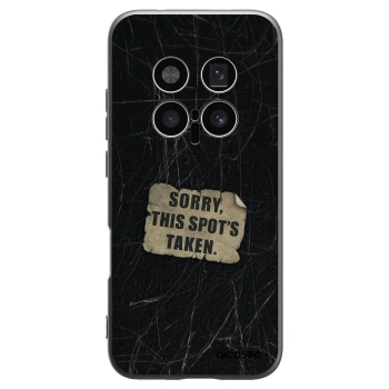 Picasee silikonowe czarne etui na Honor Magic8 Pro 5G - SORRY