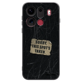Picasee silikonowe czarne etui na OPPO Find X9 Pro - SORRY