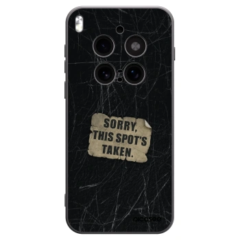 Picasee silikonowe czarne etui na Vivo X300 Pro - SORRY
