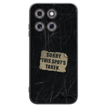 Picasee silikonowe czarne etui na Motorola Moto G77 - SORRY