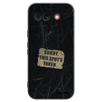 Picasee silikonowe czarne etui na Google Pixel 10a - SORRY