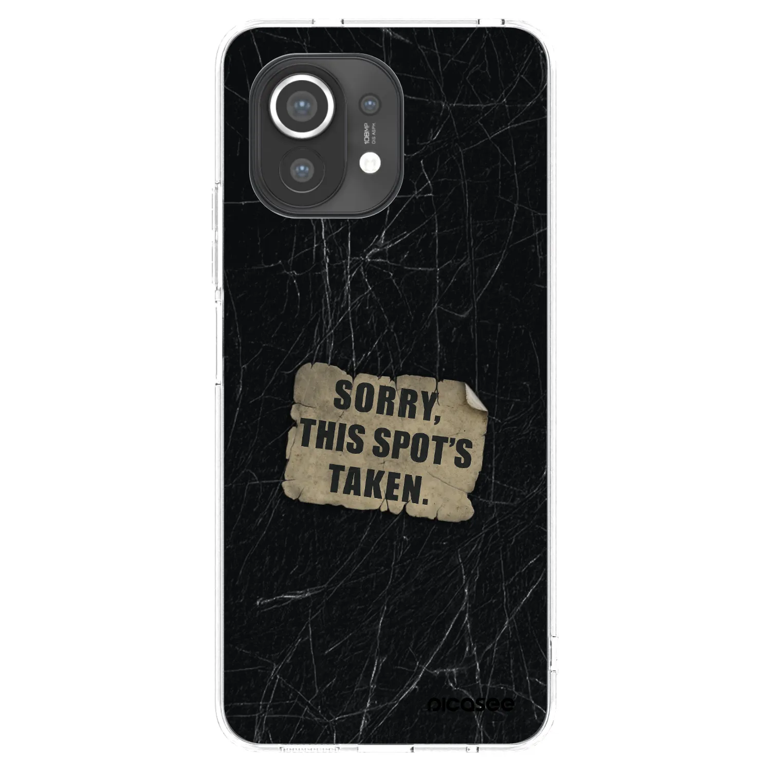 Picasee silikonowe przeźroczyste etui na Xiaomi Mi 11 - SORRY