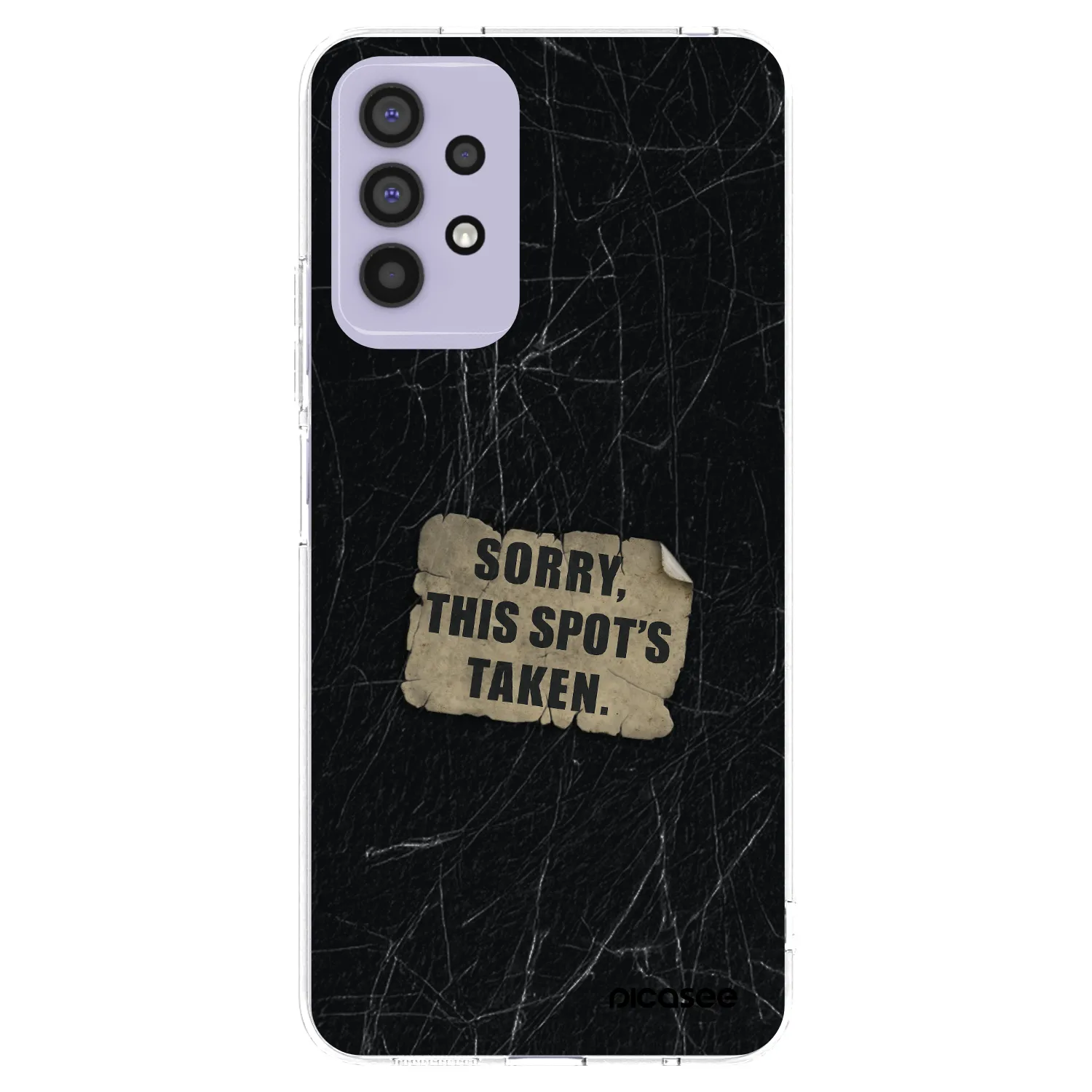Picasee silikonowe przeźroczyste etui na Samsung Galaxy A32 4G SM-A325F - SORRY