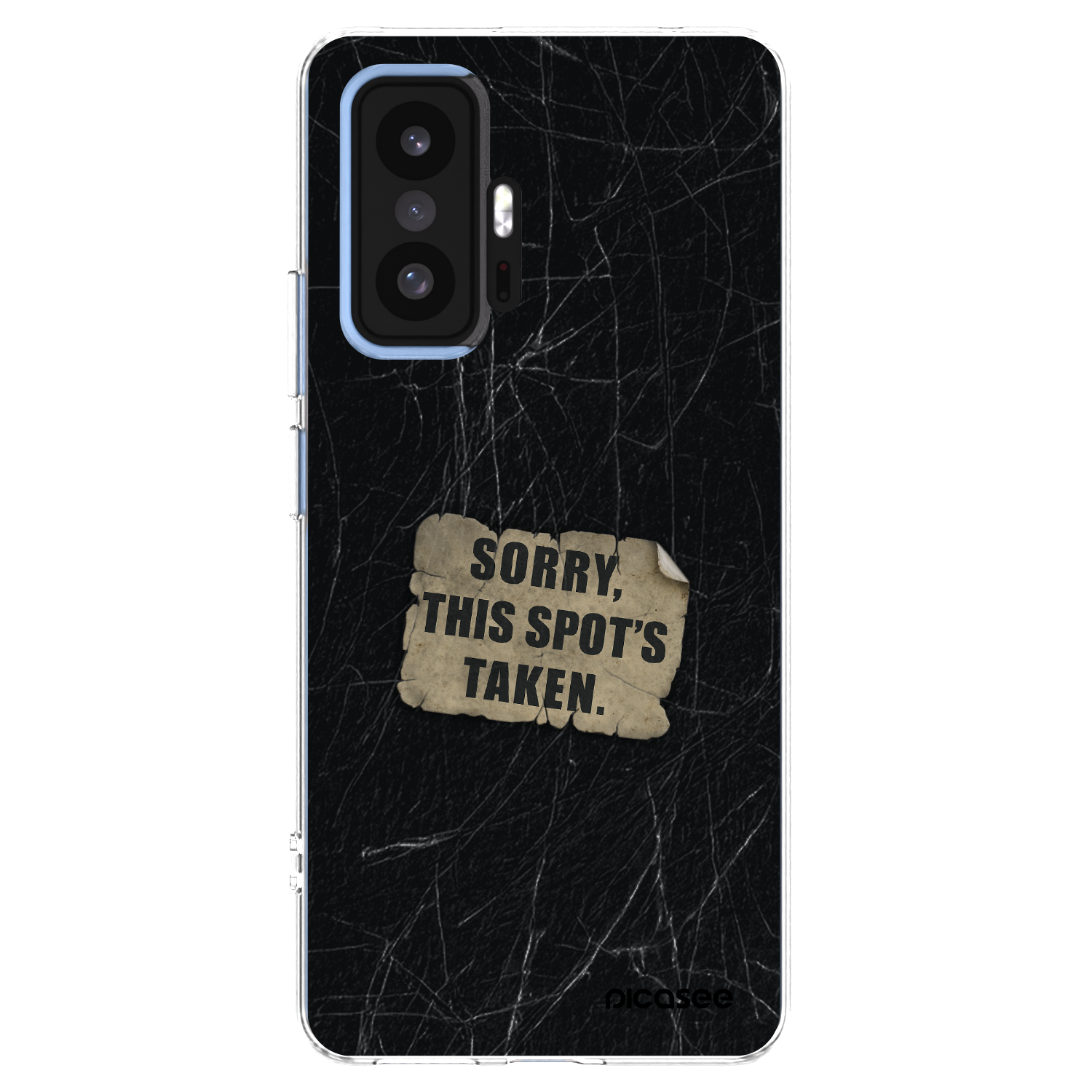 Picasee silikonowe przeźroczyste etui na Xiaomi 11T - SORRY