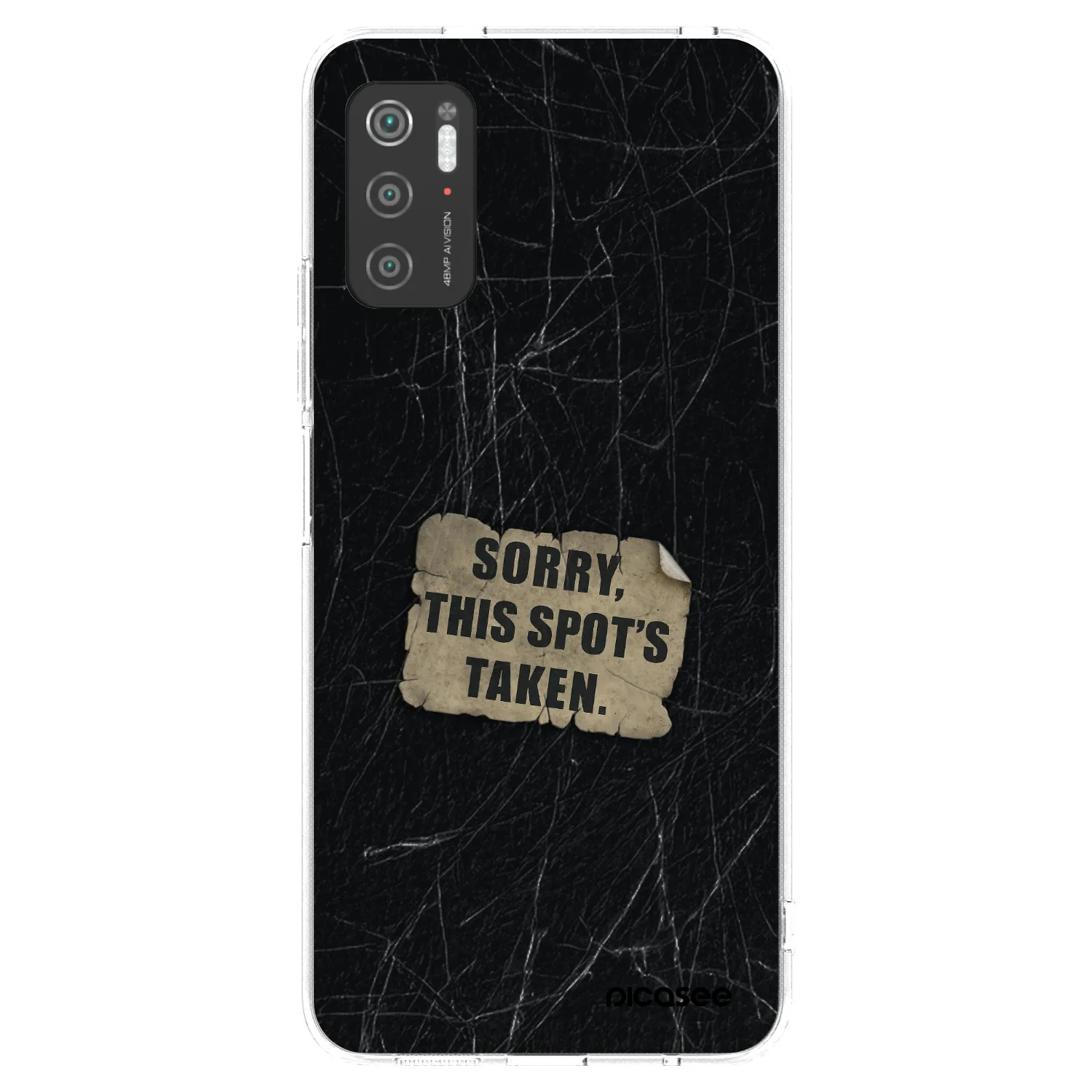 Picasee silikonowe przeźroczyste etui na Xiaomi Poco M3 Pro 5G - SORRY