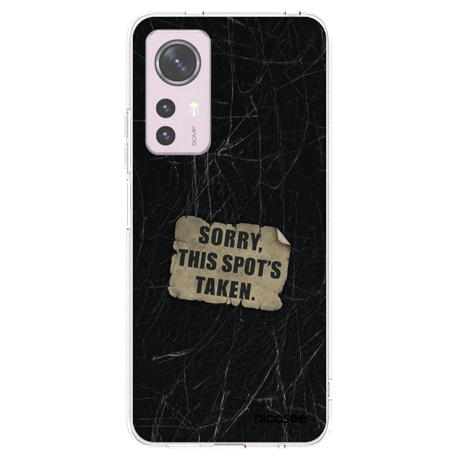Picasee silikonowe przeźroczyste etui na Xiaomi 12 - SORRY