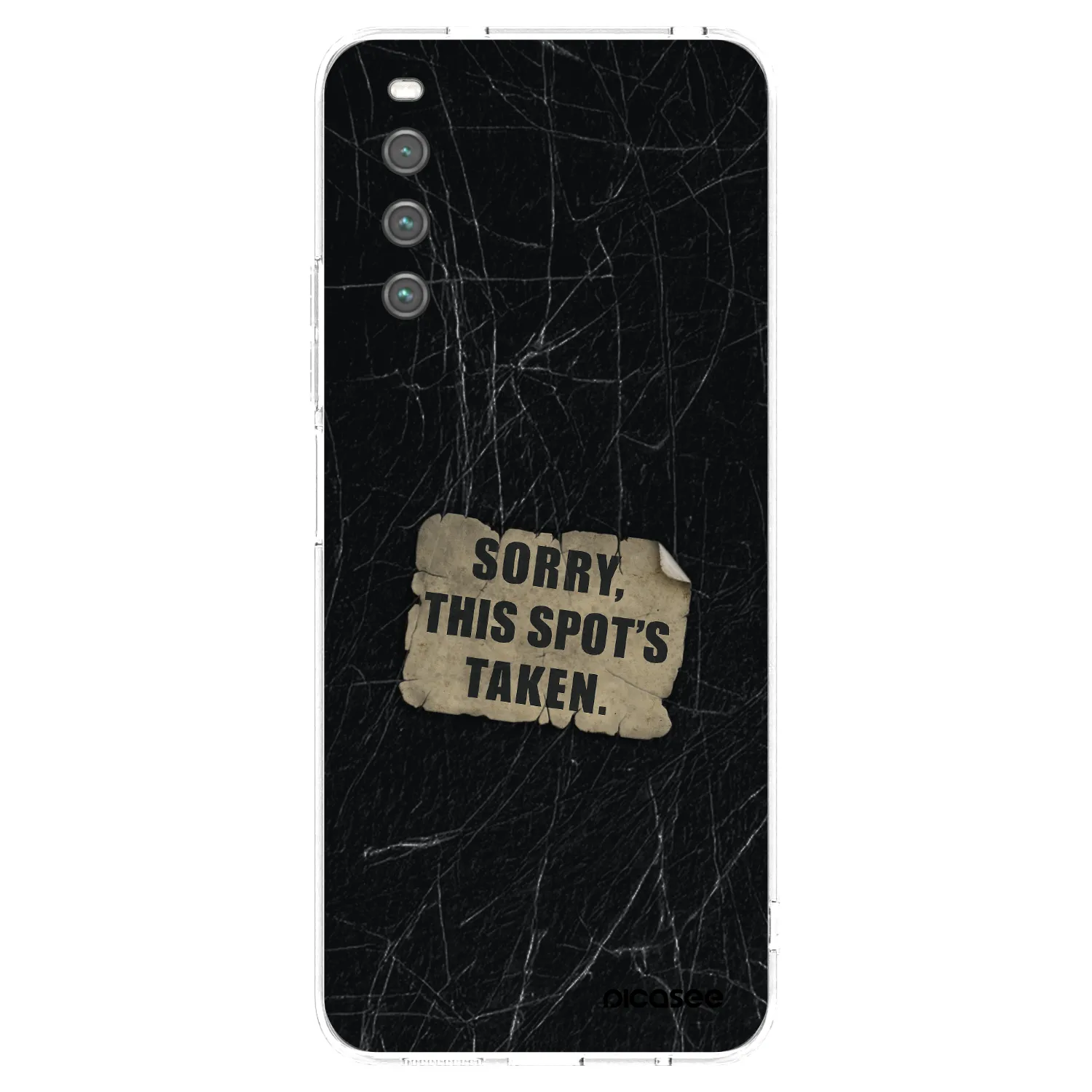 Picasee silikonowe przeźroczyste etui na Sony Xperia 10 IV 5G - SORRY