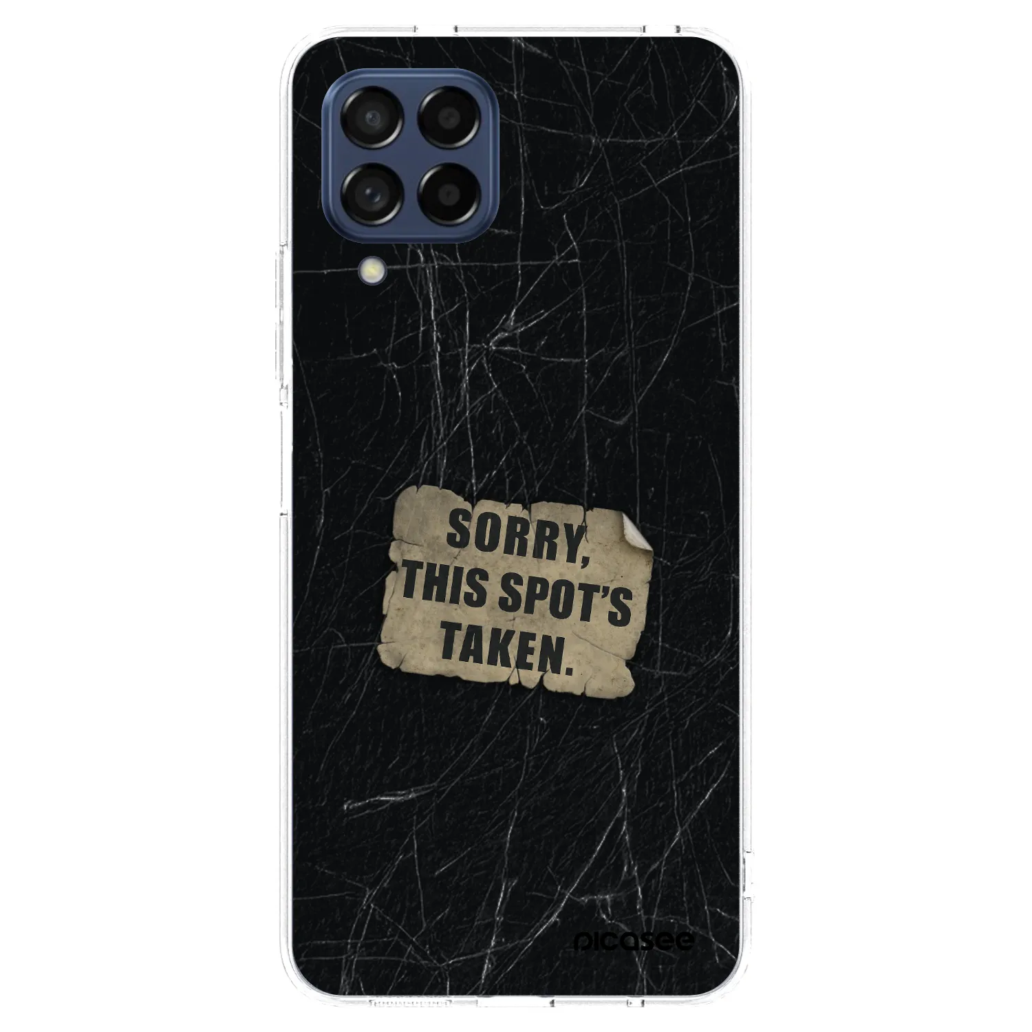 Picasee silikonowe przeźroczyste etui na Samsung Galaxy M53 5G - SORRY
