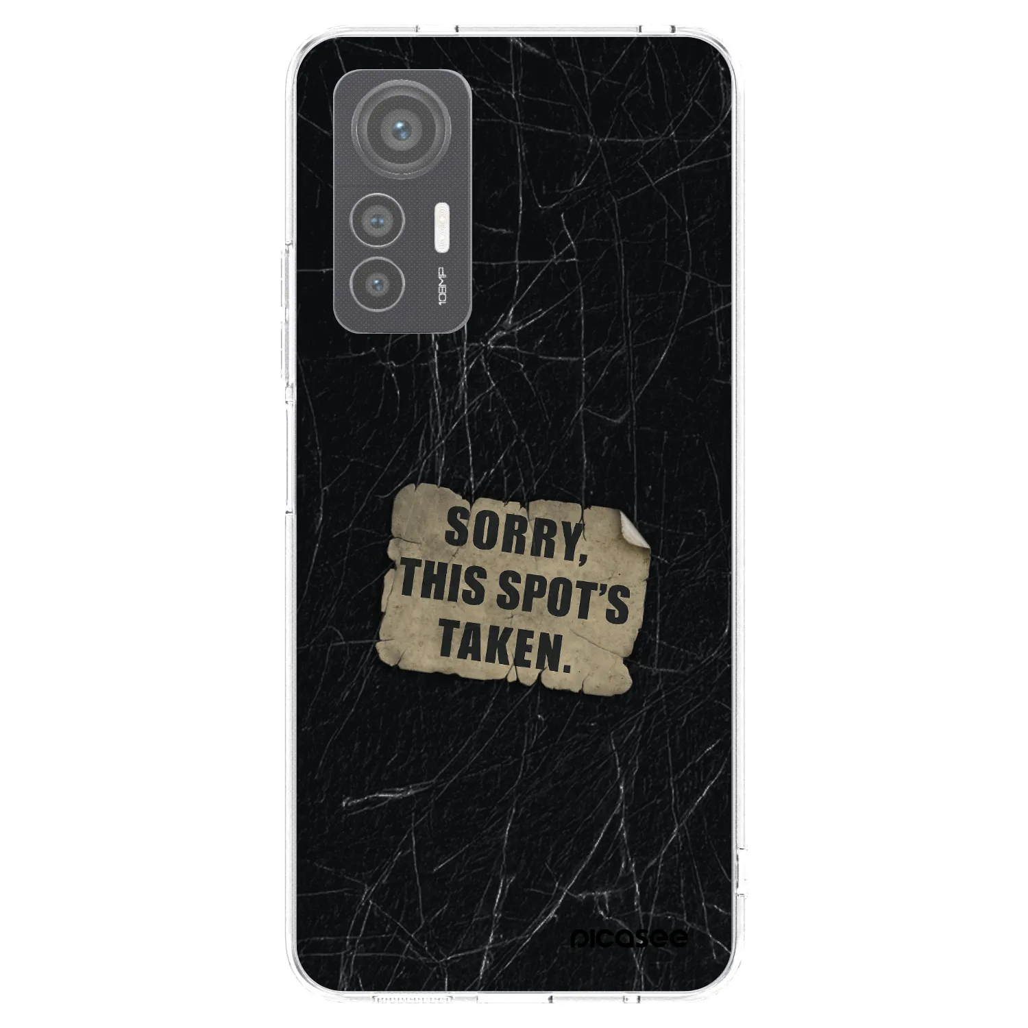 Picasee silikonowe przeźroczyste etui na Xiaomi 12 Lite - SORRY