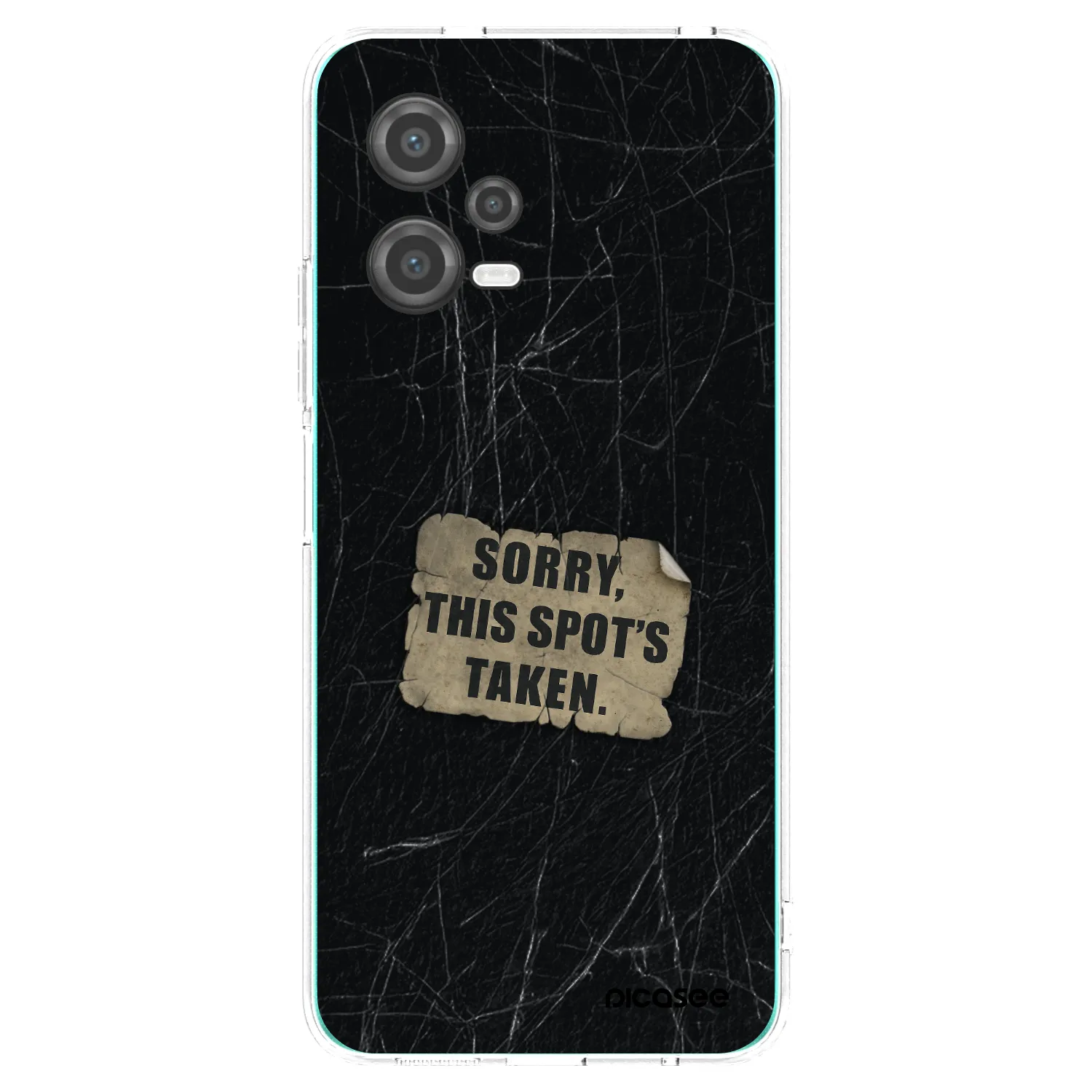 Picasee silikonowe przeźroczyste etui na Xiaomi Poco X5 - SORRY