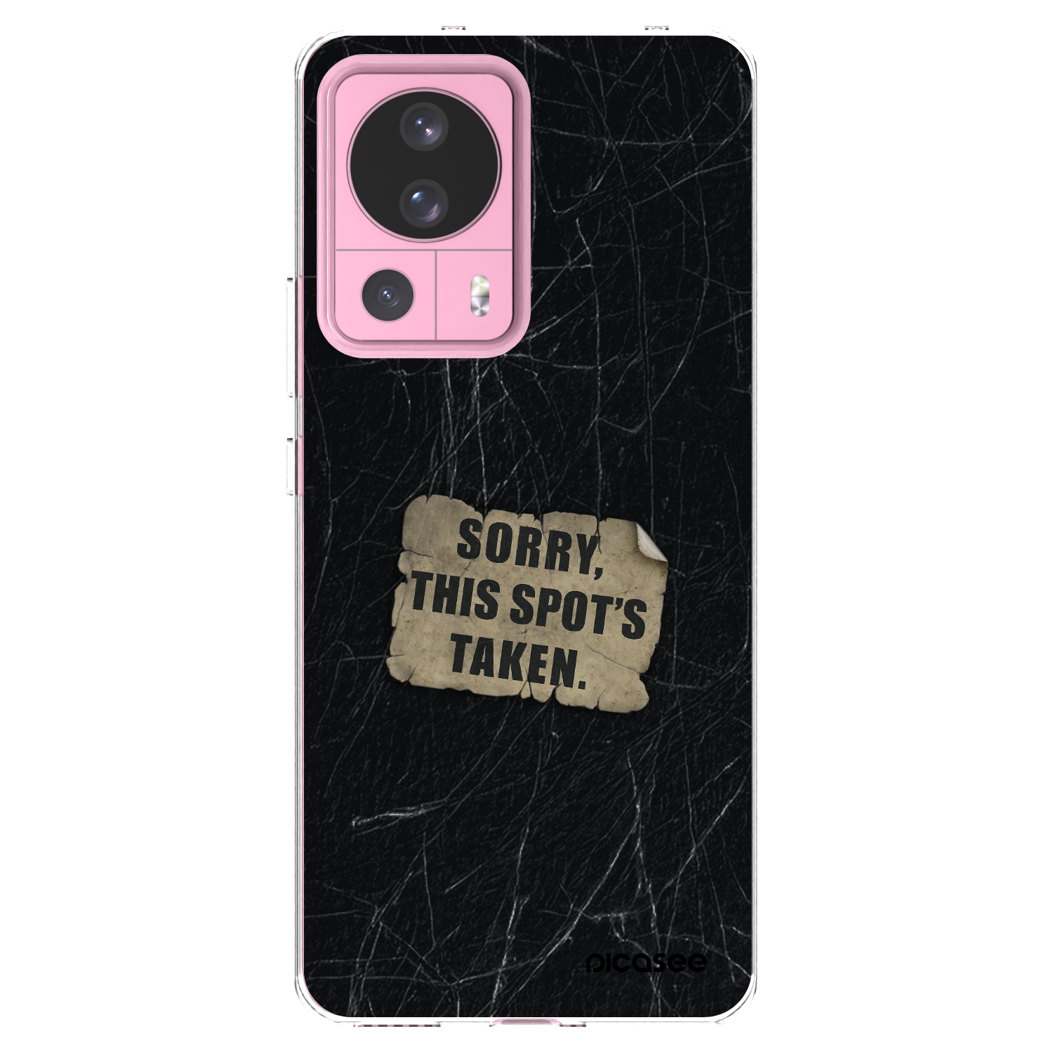Picasee silikonowe przeźroczyste etui na Xiaomi 13 Lite - SORRY