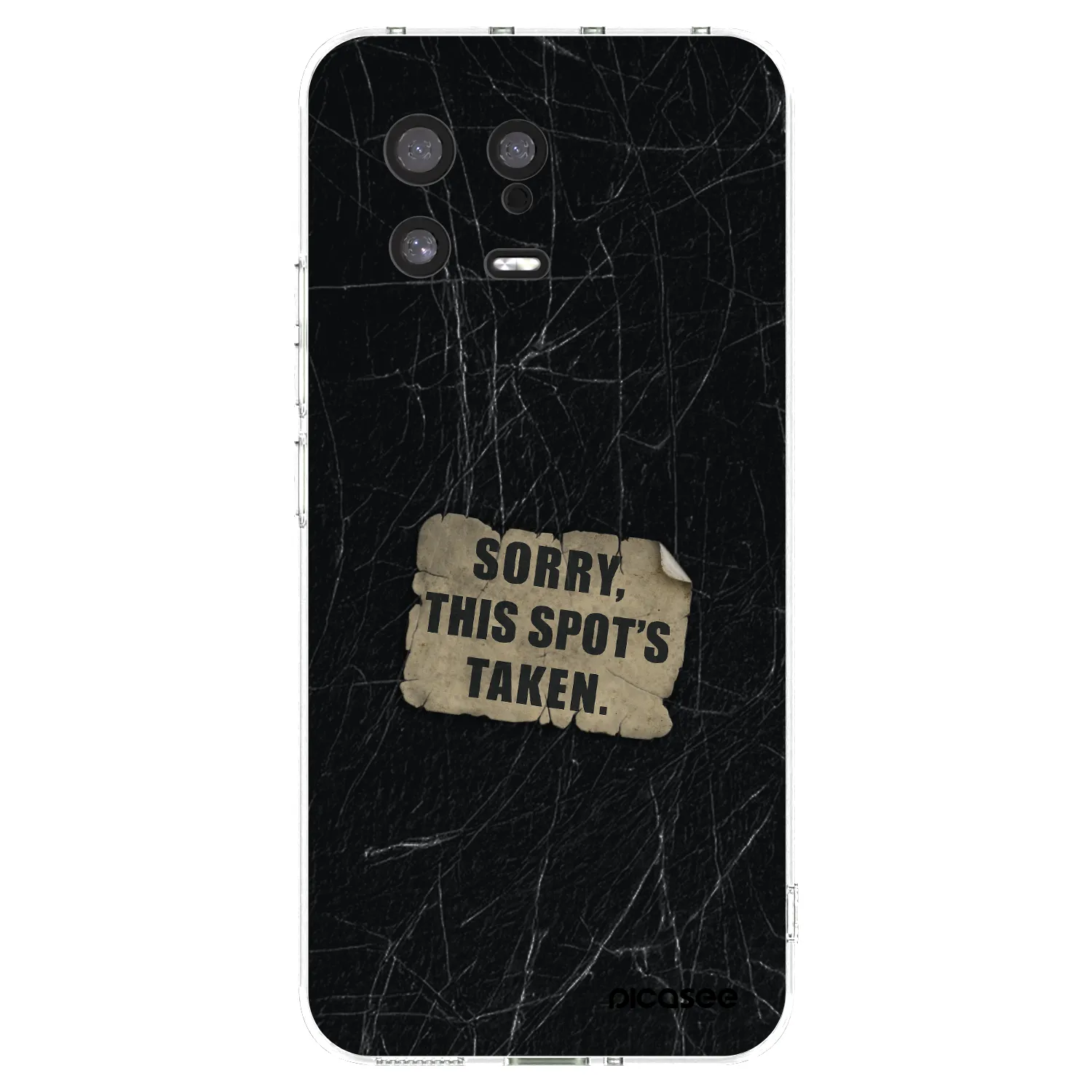 Picasee silikonowe przeźroczyste etui na Xiaomi 13 - SORRY
